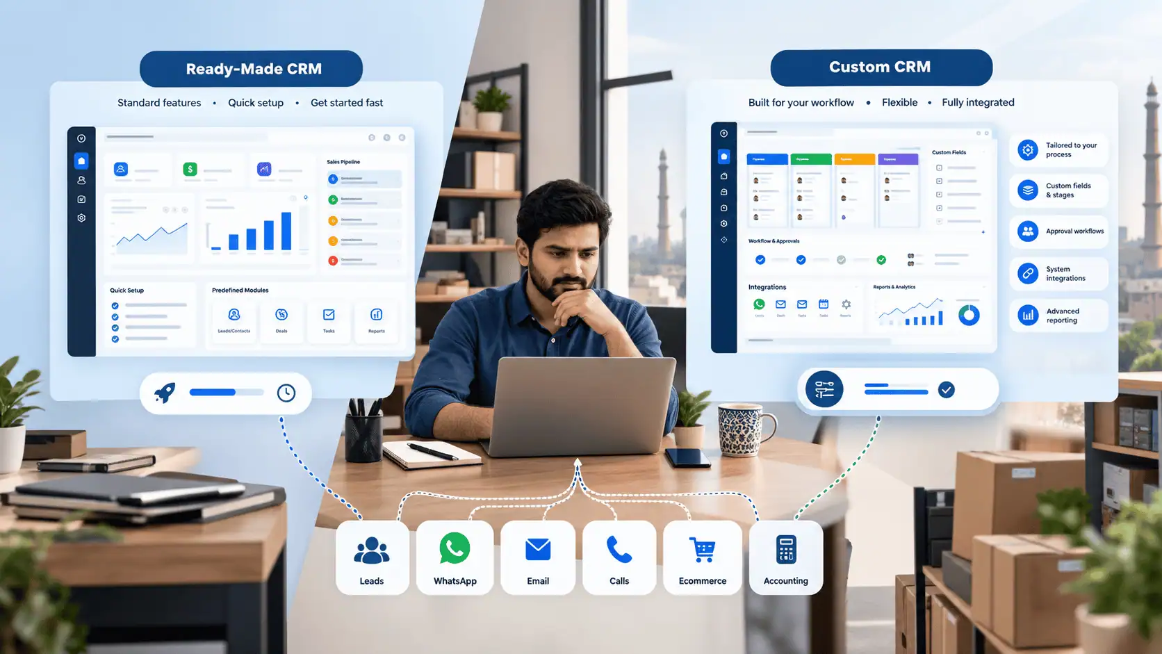 Ready-Made CRM vs Custom CRM