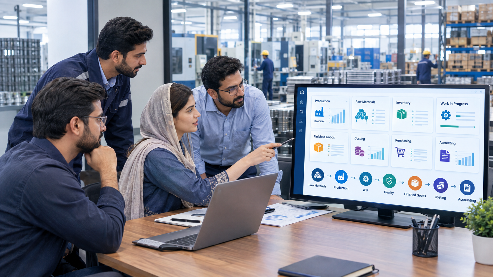 ERP for Manufacturing Businesses in Pakistan: Production, Inventory & Costing