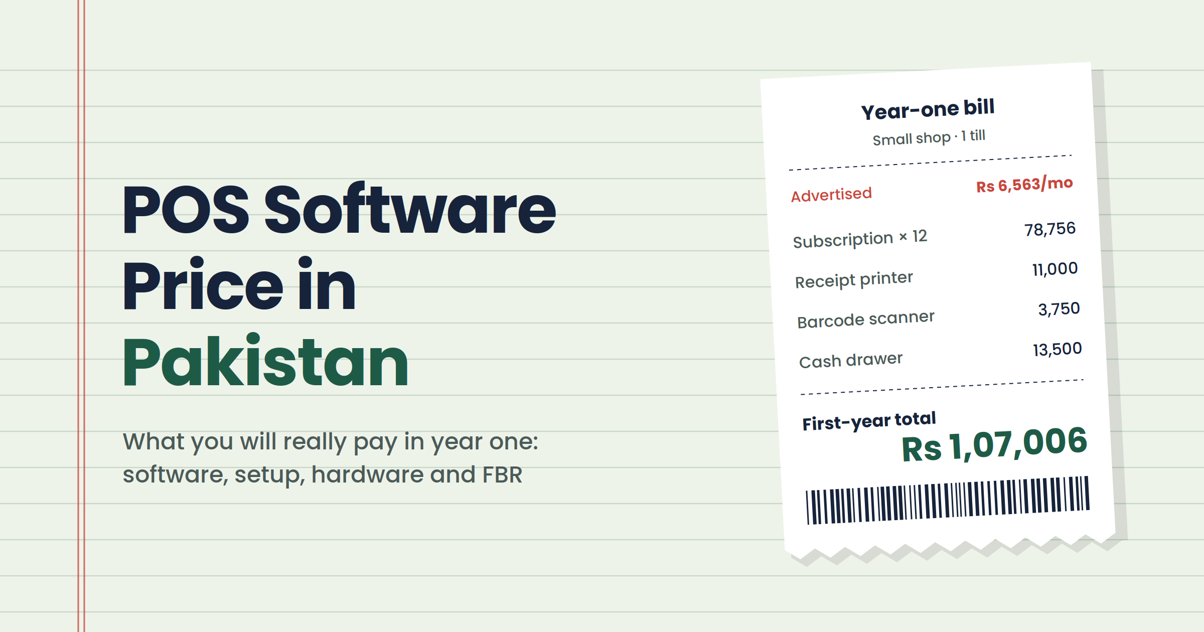POS Software Price in Pakistan: What You'll Really Pay in Year One