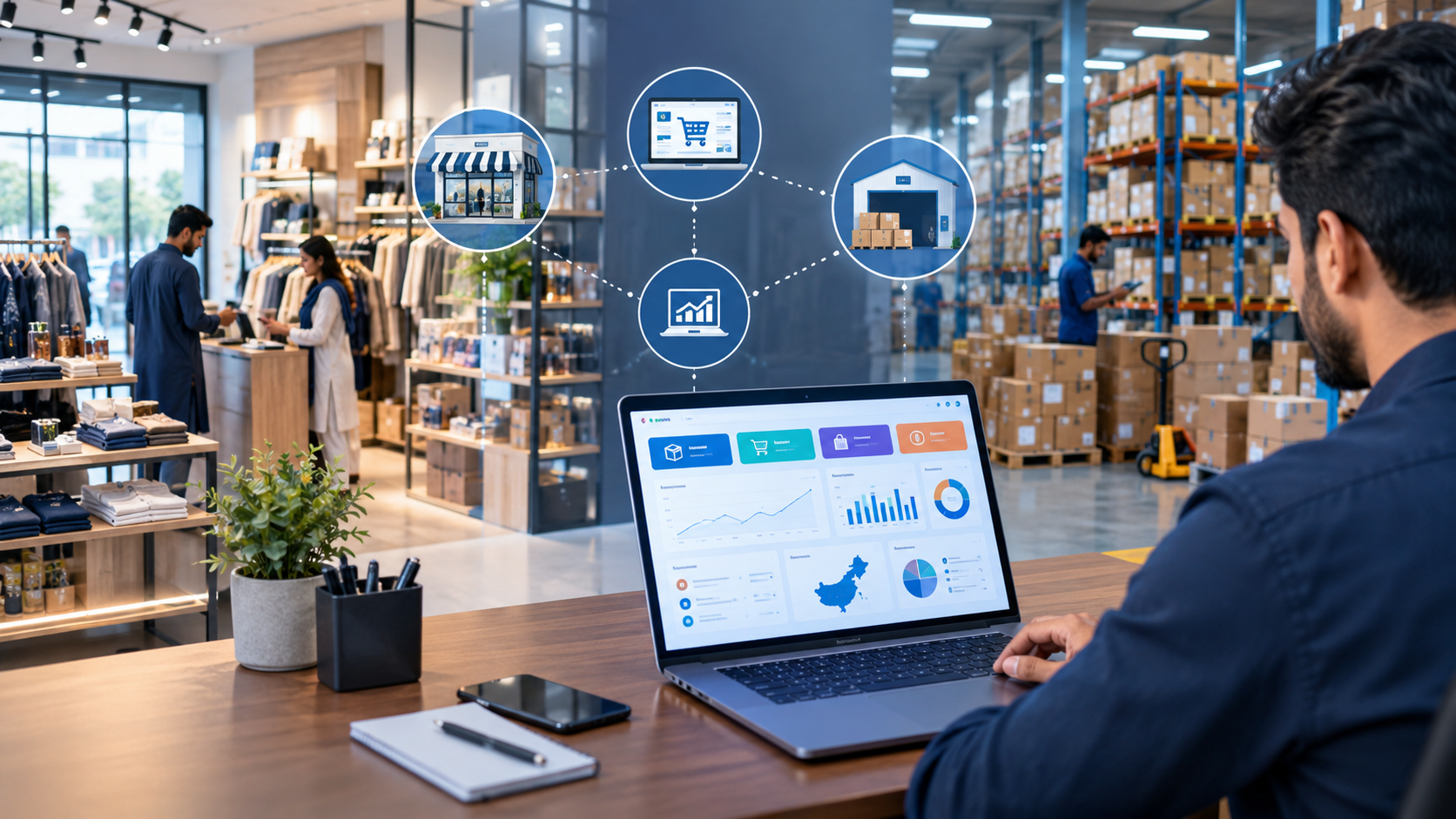ERP for Retail & E-commerce Businesses in Pakistan: Inventory, POS & Omnichannel Sales