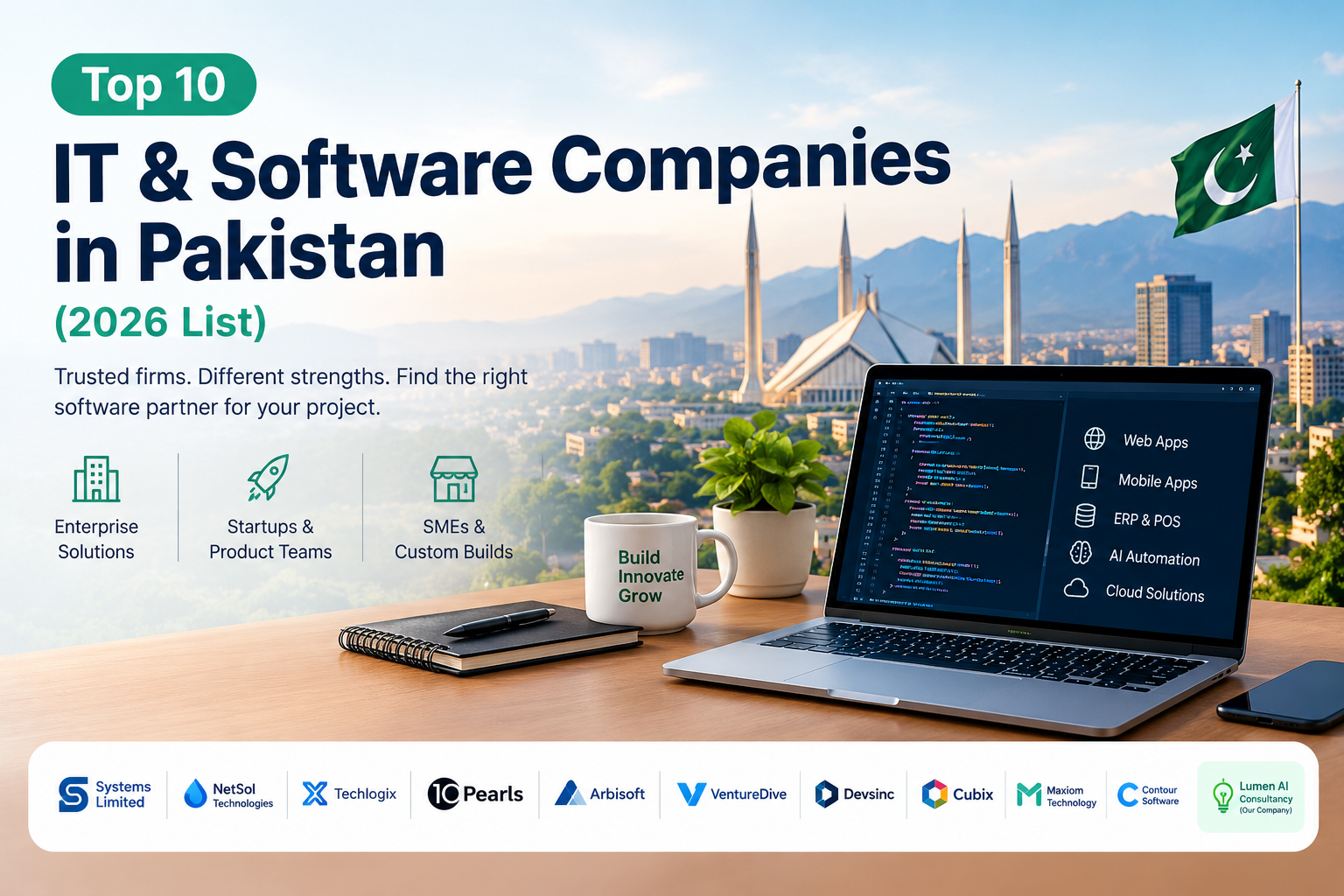 Software Companies in Pakistan: 2026 Shortlist & How to Compare