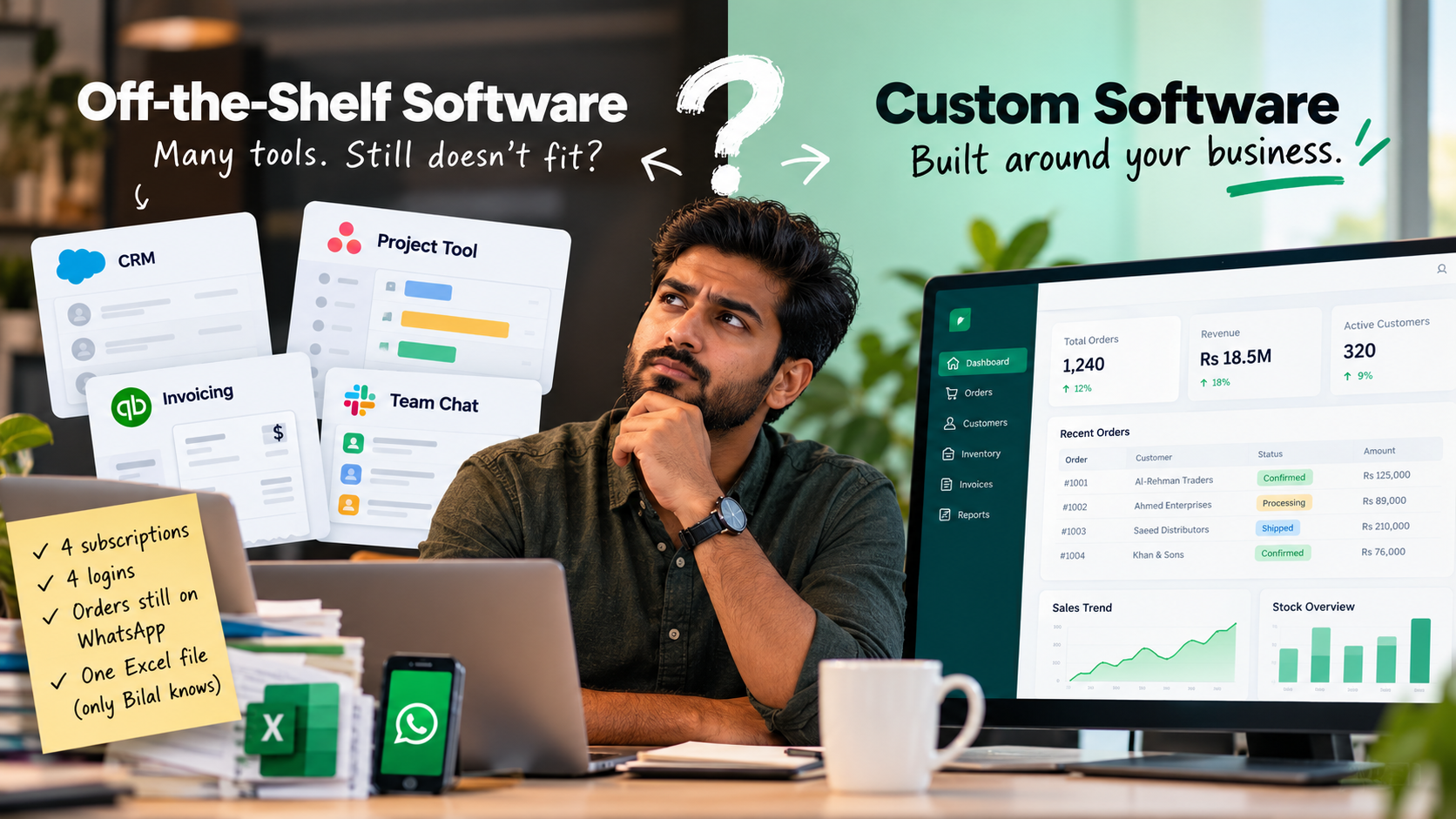 Custom Software vs Off-the-Shelf: What Should You Buy or Build?