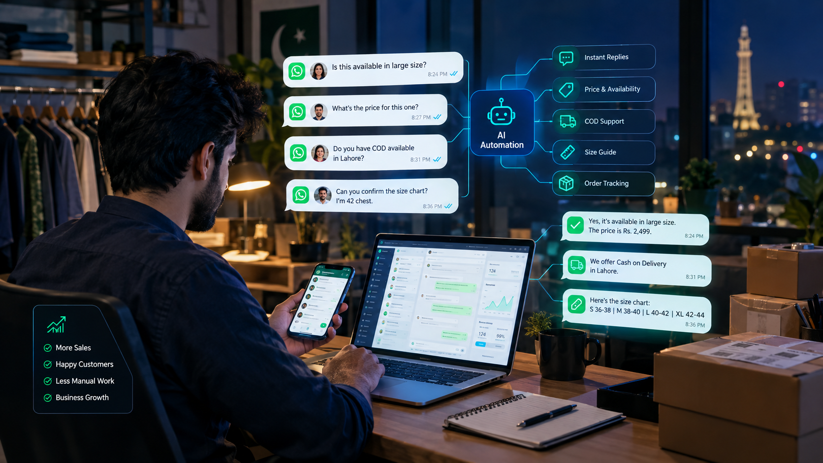 WhatsApp AI Automation for Businesses in Pakistan: What to Automate and How to Start