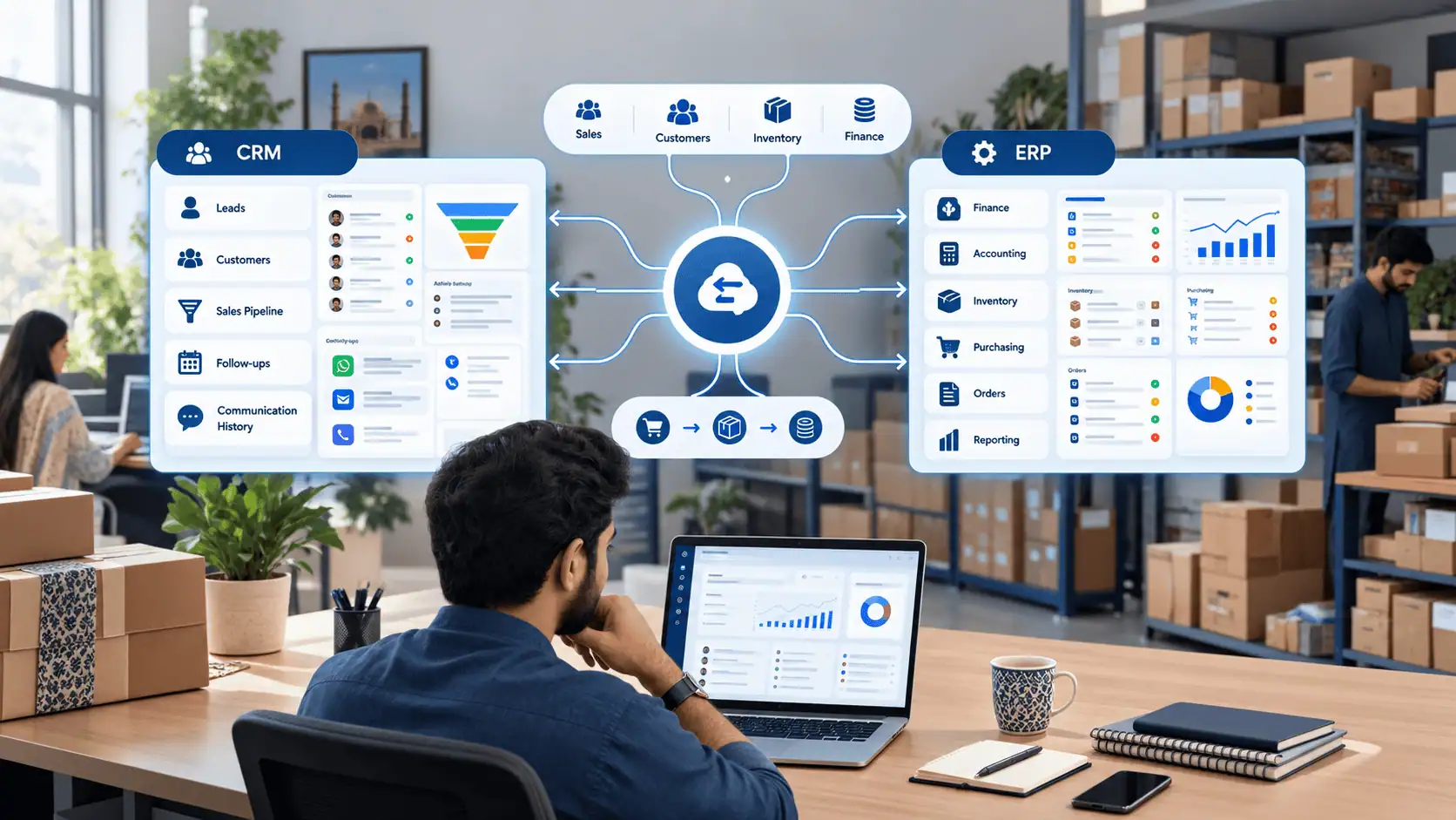 Can a Small Business Start with CRM and Add ERP Later?
