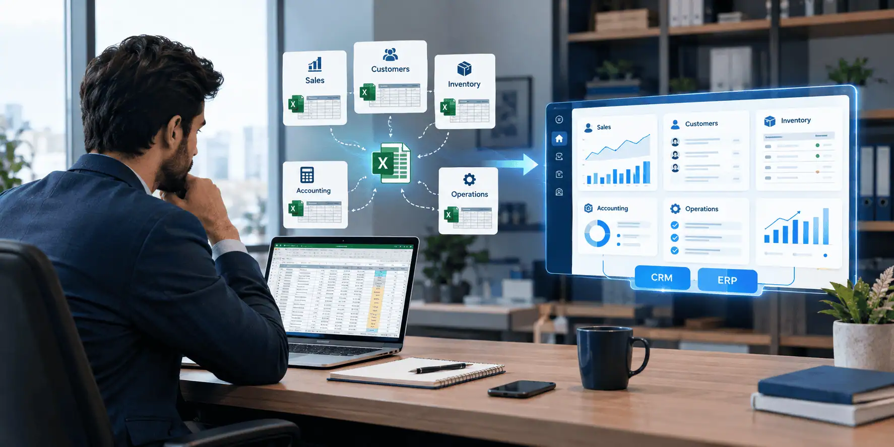 When Should a Business Move from Excel to CRM or ERP?