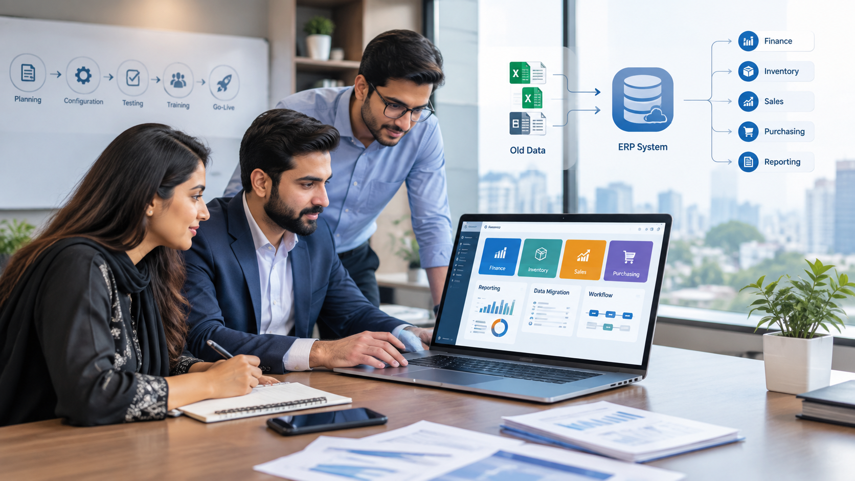 ERP Implementation in Pakistan: Process, Timeline, Data Migration & Training
